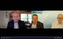 OceanFirst Bank executives George Destafney and Joe Lebel speak with NJBIZ Editor Jeff Kanige on May 4, 2026.