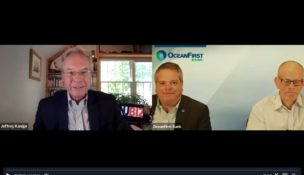 OceanFirst Bank executives George Destafney and Joe Lebel speak with NJBIZ Editor Jeff Kanige on May 4, 2026.