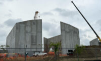 NJBIZ reporter Matthew Fazelpoor captured progress on Netflix Studios Fort Monmouth on May 14, 2026.