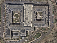 An aerial overview of the AvalonBay Boonton property showing rooftop solar arrays, installed by PowerLutions Solar, across the multifamily community.