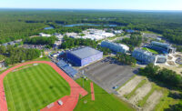 The G. Larry James Stadium at Stockton University in Galloway