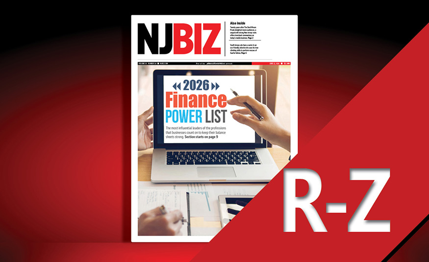 2026 NJBIZ Finance Power List: R – Z
