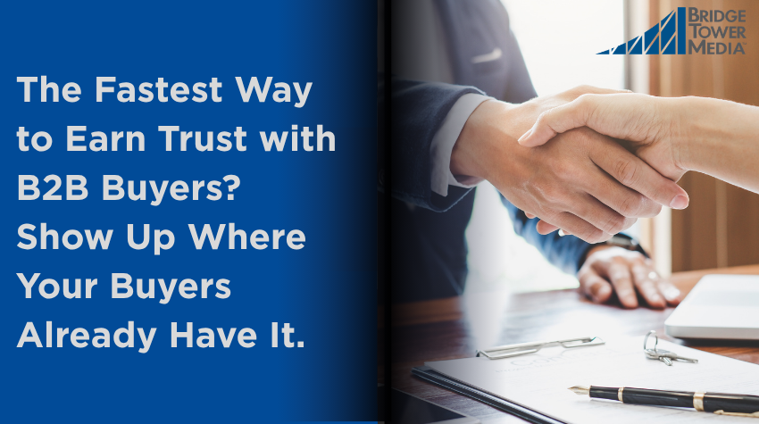 Discover why trust with B2B buyers is essential for winning business and how trusted media builds credibility and influence buying decisions.