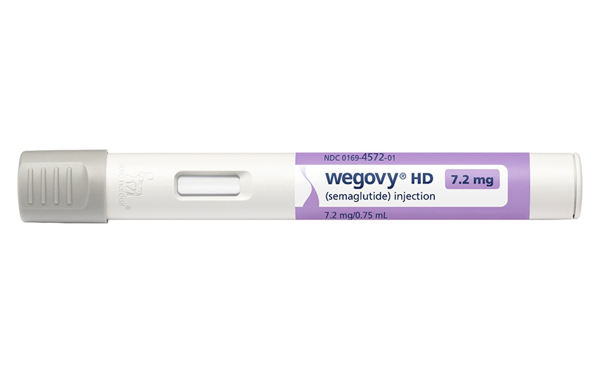 Novo Nordisk announced April 7, 2026, that the Wegovy HD (semaglutide) injection 7.2 mg is available now nationwide, delivering the highest weight loss of any Wegovy injection to date.