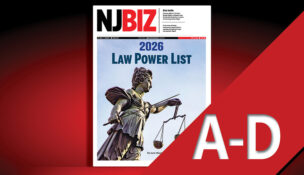 2026 NJBIZ Law Power List: Q – Z (updated)