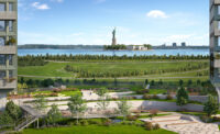 Aviva in Jersey City is situated directly adjacent to Liberty State Park.