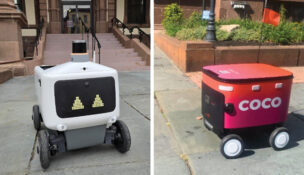 Avride and Coco Robotics delivery robots