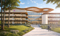 Rendering of Bristol Myers Squibb's planned $2.3 billion state-of-the-art manufacturing campus in Houston, Texas. - PROVIDED BY BMS