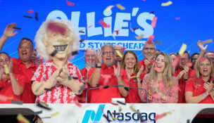 Ollie’s Bargain Outlet Holdings Inc. rings the Nasdaq Stock Market opening bell