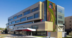 Deborah Heart and Lung Center in Browns Mills. GSky designed the living wall that decorates Deborah Heart and Lung Center's exterior. The award-winning design stands 61 feet by 24 feet and contains more than 3,000 plants across 11 different varieties. The plants are changed seasonally. It takes about 230 minutes to water the entire wall, according to the healthcare provider. PROVIDED BY DEBORAH HEART AND LUNG CENTER