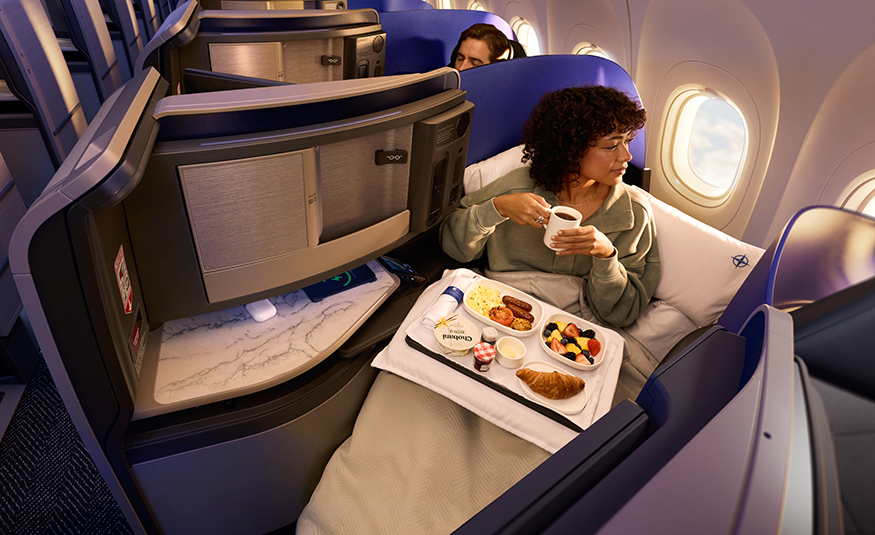 Flying onboard the unique United Airlines A321XLR. PROVIDED BY UNITED AIRLINES