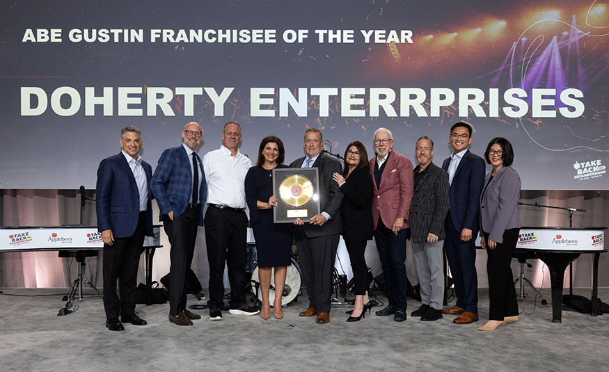 Doherty Enterprises named Applebee’s franchisee of the year