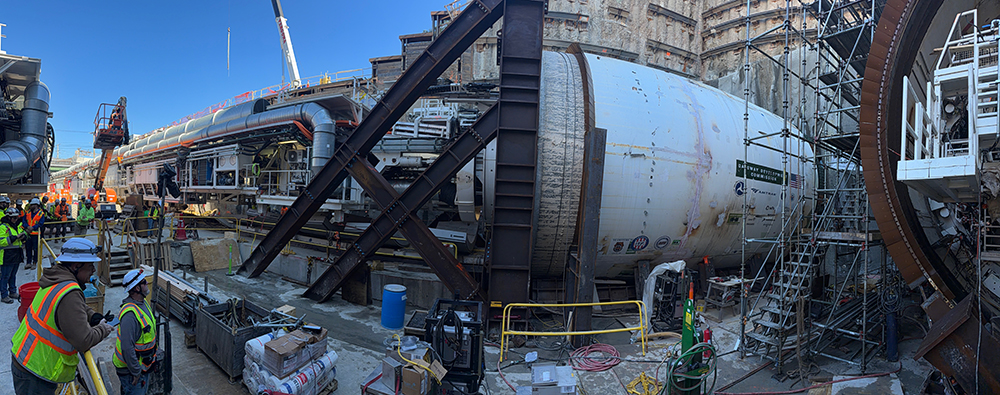 Hudson Tunnel Project begins drilling into Palisades Cliffs (photos)
